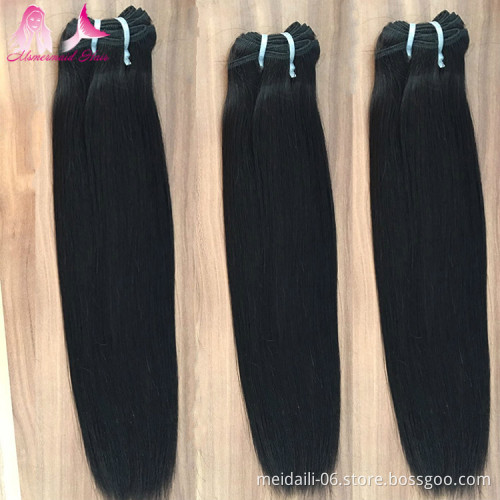 large stock 12a grade straight hair double drawn very thick virgin remy indian hair from one donor